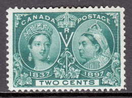 Canada - Scott #52 - MH - Paper Adhesion On Reverse - SCV $25 - Unused Stamps