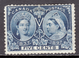 Canada - Scott #54 - MH - Creasing, Disturbed Gum - SCV $60 - Unused Stamps