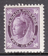 Canada - Scott #68 - MH - 2 Perfs With Minor Creasing At Top - SCV $40 - Unused Stamps
