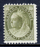 Canada - Scott #84 - MNG - Thin And Repaired Tear LL Corner - SCV $600 - Unused Stamps