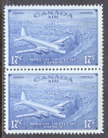 Canada - Scott #CE4 - Pair - MNH - SCV $13 - Posta Aerea: Espressi