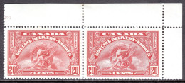 Canada - Scott #E6 - Pair - MNH - Hinged In Selvage - SCV $45 - Eilbriefmarken