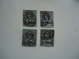 GREAT BRITAIN  USED  STAMPS   LEVANT  TURKEY   4 VICTORIA - Levant Britannique