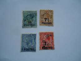 GREAT BRITAIN  USED  STAMPS   LEVANT  TURKEY   4 KINGS - Levante Británica