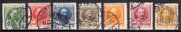 Denmark - Scott #72-78 - Used - SCV $21 - Gebraucht