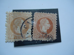 AUSTRIA EMPIRE USED STAMPS  15 S    DIFFERENT COLOURS - Sonstige & Ohne Zuordnung