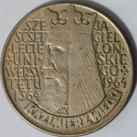 Poland - 10 Zlotych 1964, 600th Anniversary - Jagiellonian University, KM# 52.2  (#1984) - Pologne