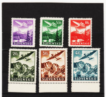 HSE656 SLOWAKEI SLOVENSKO 1939  MICHL  48/53  ** Postfrisch SIEHE ABBILDUNG - Nuevos