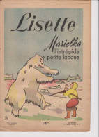 Lisette - Journal Des Fillettes  - 1952  - N°7  17/02/1952 - Lisette