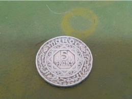 B4 / EMPIRE CHERIFIEN MAROC 5 FRANCS ALU - Maroc