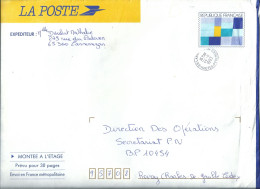 Distingo Format C4 _ Cachet Manuel De Lannemezan - Overprinted Covers (before 1995)
