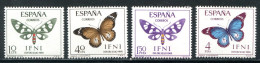 IFNI- Y&T N°195 à 198- Neufs Avec Charnière * (papillons) - Ifni