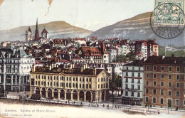 SUISSE - GENEVE - Saléve Et Mont Blanc - Carte Postale Ancienne - Genève