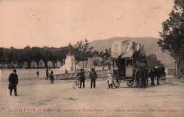 Valence - Départ Des Voitures De St Saint-Péray, Diligence Badet - Cliché Jacquin, Carte N° 19 Non Circulée - Valence