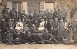 81-CASTRES-CARTE-PHOTO MILITIARE SOUVENIR DU COUVENT BLEU - Castres