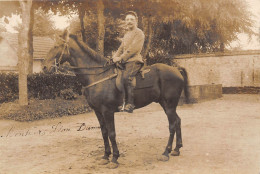 72-LA-FERTE-BERNARD-CARTE-PHOTO MILITAIRE- SOUVENIR DE LA CAMPAGNE 14/15 - La Ferte Bernard