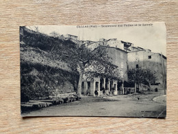 Dpt 83 Callas Boulevard Des Poilus Et Le Lavoir - Callas