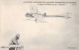 AVIATEUR - Le Sapeur LATHAM Sur Son Antoinette - Carte Postale Ancienne - Piloten