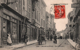 Bourg-de-Péage (Drôme) La Rue Principale: Société Economique D'Alimentation, Tabac - Edition Artige - Carte N° 1066 - Bourg-de-Péage