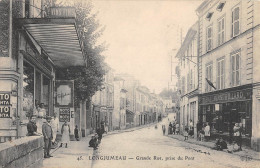 CPA 91 LONGJUMEAU / GRANDE RUE / PRISE DU PONT / TABAC - Longjumeau