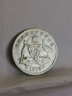 3 PENCE ARGENT 1912 GEORGE V AUSTRALIE / AUSTRALIA SILVER - Threepence