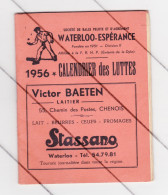 Sport - Programme De La Société De Pelote " WATERLOO - ESPERANCE De 1956 - Voir Descriptif (B330) - Programme