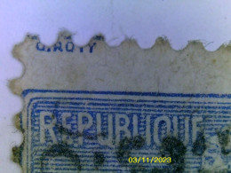 VARIETES FRANCE 1903 N° 132 SEMEUSE LIGNEE OBLITEREE - Used Stamps