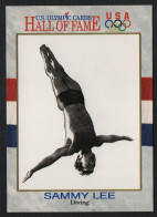 UNITED STATES - U.S. OLYMPIC CARDS HALL OF FAME - DIVING - SAMMY LEE - # 49 - Tarjetas