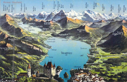 SUISSE - THUNERSEE - Berner Oberland - Carte Postale Ancienne - Berne