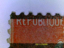 VARIETES FRANCE 1924 N° 199  SEMEUSE LIGNEE TYPE IIIB  OBLITERE - Used Stamps