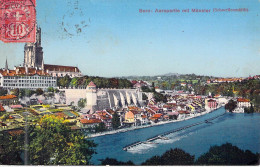 SUISSE - BERN - Aarepartie Mit Munster ( Schwellenmattli ) - Carte Postale Ancienne - Berne