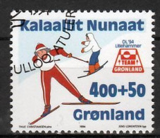 Groenland Mi 243 Olympische Winterspelen 1994 Gestempeld - Oblitérés