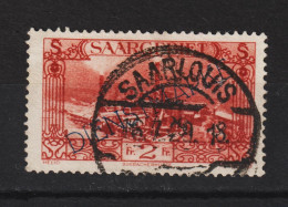 Saar MiNr. D 32 III   Vollstempel  SAARLOUIS (sab12) - Dienstmarken