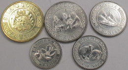 TONGA Different Years Set 5 Coins UNC #btran - Tonga