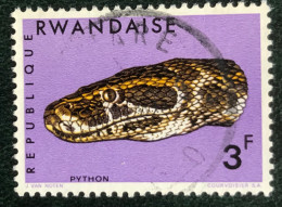Rwanda - République Rwandaise - 15/48 - (°)used - 1967 - Michel 205A  - Slangen - Gebraucht