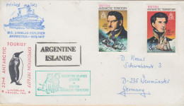 British Antarctic Territory (BAT) Ca MS Lindblad Explorer, Ca Argentine Islands(HA160B) - Cartas & Documentos