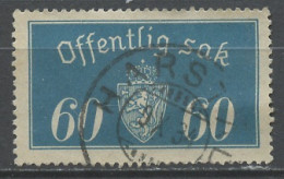 Norvège - Norway - Norwegen Service 1933-37 Y&T N°S19A - Michel N°D19 (o) - 60s  Armoirie - Oficiales