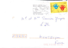 ANDORRE SEUL SUR LETTRE POUR LA FRANCE 1994 - Cartas & Documentos