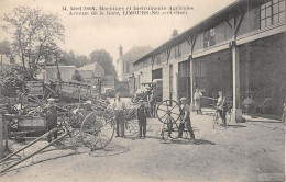 CPA 91 LIMOURS / MACHINES ET INSTRUMENTS AGRICOLES / AVENUE DE LA GARE M.MOUZON - Limours