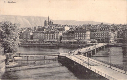 SUISSE - GENEVE - PONT - Carte Postale Ancienne - Genève