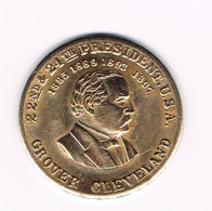 # PENNING  GROVER CLEVELAND 24 TH  PRESIDENT  U.S.A. - Pièces écrasées (Elongated Coins)