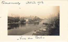 Douarnenez * Carte Photo 1912 * Un Coin De La Ville , Vue Du Pont - Douarnenez