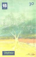 Brazil:Brasil:Used Phonecard, Telefonica, 30 Units, Iria Galgano Painting, 2001 - Brasilien