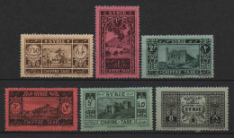 Syrie  - 1925 - Tb Taxe 32 à 37   - Neufs *- MLH - Portomarken