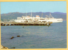 Ship In Harbor, Harbour, Seaport, Port, Sukhumi, Abkhazia, Georgia - Postal Stationery USSR - Géorgie