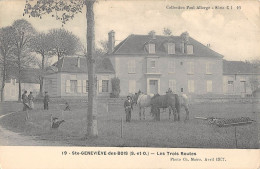 CPA 91 SAINTE GENEVIEVE DES BOIS / LES TROIS ROUTES / SCENE D'AGRICULTURE - Sainte Genevieve Des Bois