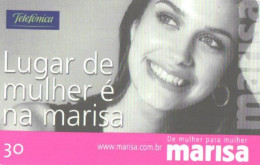 Brazil:Brasil:Used Phonecard, Telefonica, 30 Units, Marisa, 2001 - Brasilien