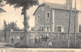 CPA 91 SAINTE GENEVIEVE DES BOIS / ROUTE DEPARTEMENTALE N°3 DE VERSAILLES A CORBEIL - Sainte Genevieve Des Bois