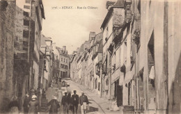 Auray * La Rue Du Château * Villageois - Auray