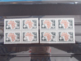 CONGO BELGE / BELGISCH  CONGO  - N° 365 / 66  En Blocs De 4  Année 1960  Neuf X X   Voir Photo - Unused Stamps